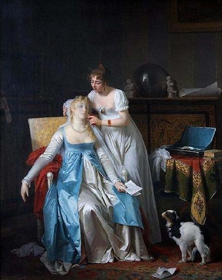 Marguerite Gerard La mauvaise nouvelle oil painting image